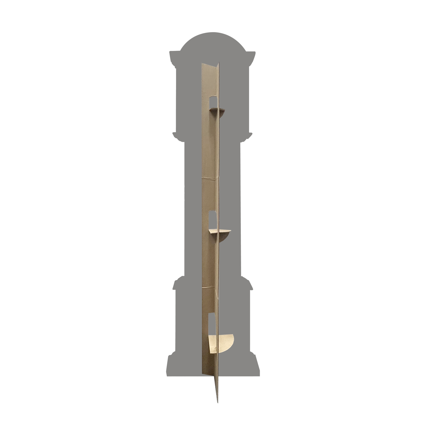 Grandfather's Clock Cardboard Cutout