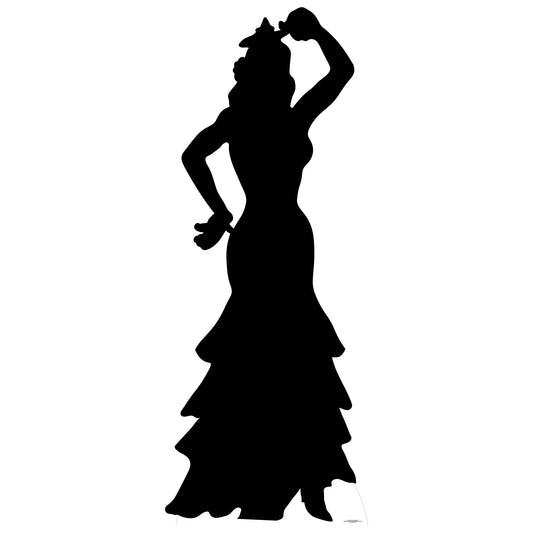 Flamenco Dancer Silhouette Cardboard Cutout