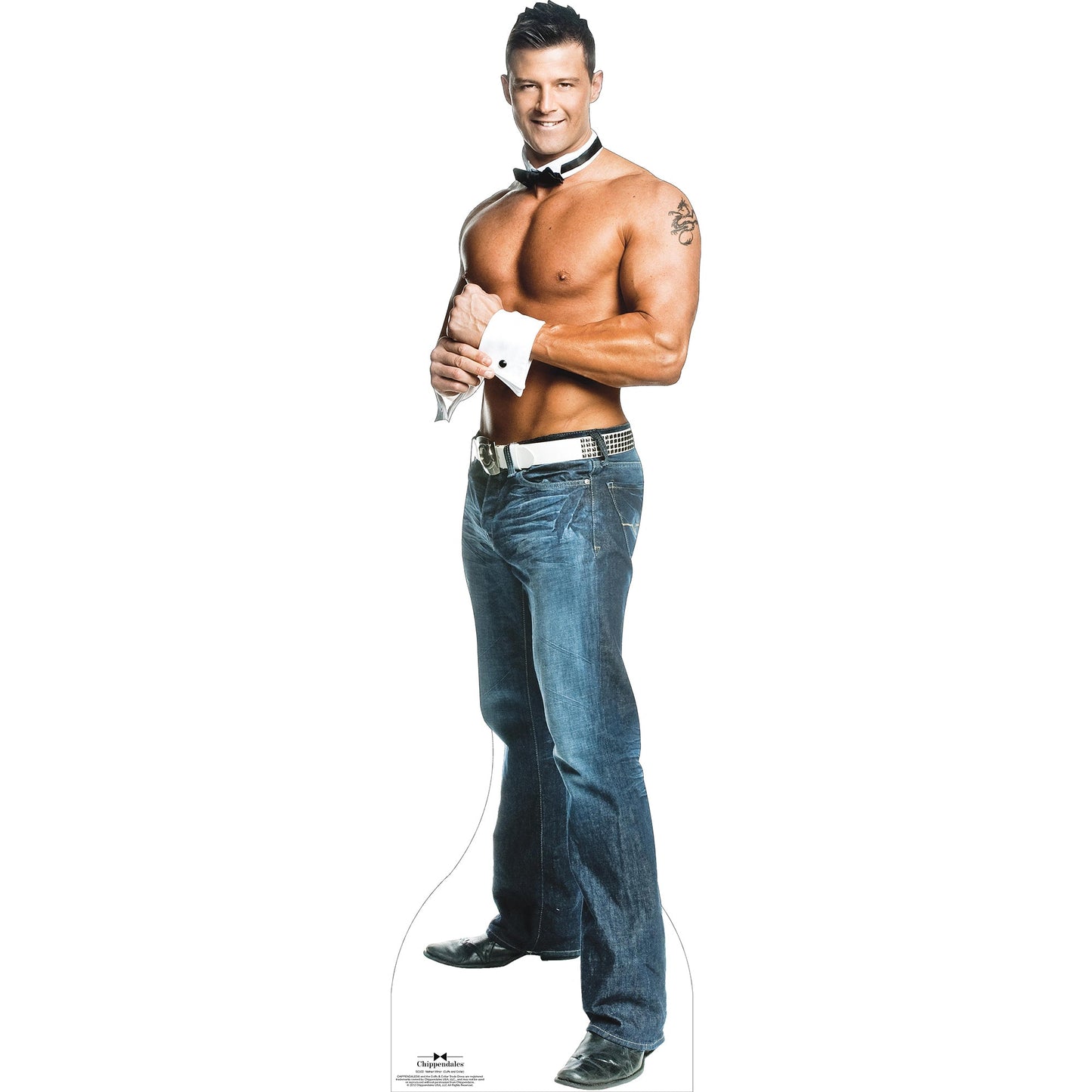 Nathan Minor Cuff N Collar Cardboard Cutout
