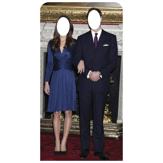 Will and Kate Stand In Cardboard Cutout