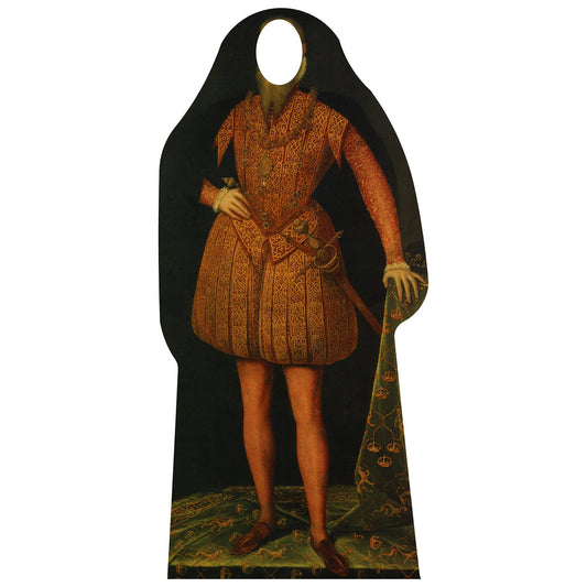 Tudor Man Stand In Cardboard Cutout