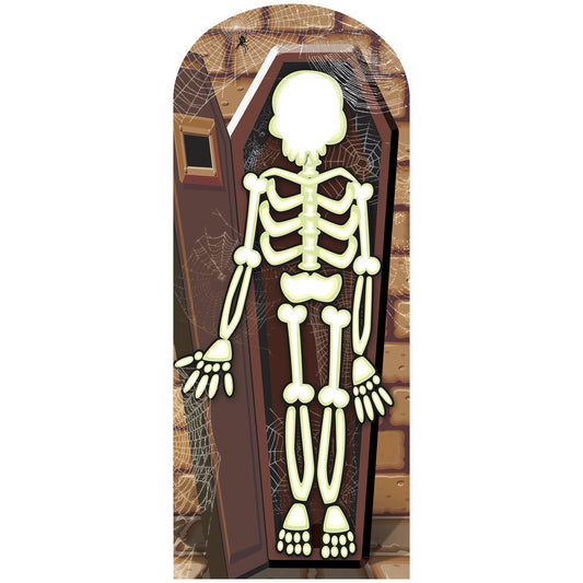 Skeleton Stand In Cardboard Cutout