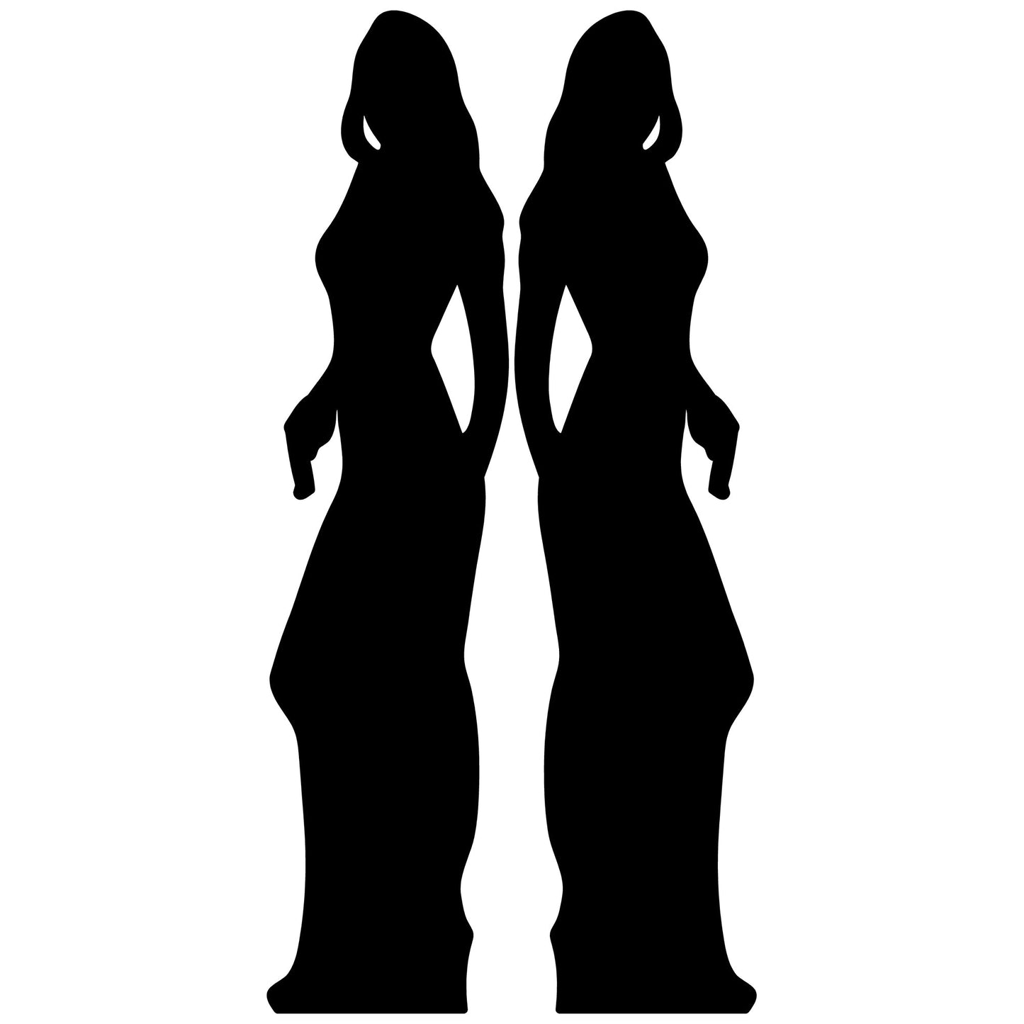 Secret Agent Girl 2 Pack Cardboard Cutout