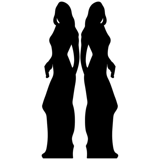 Secret Agent Girl 2 Pack Cardboard Cutout