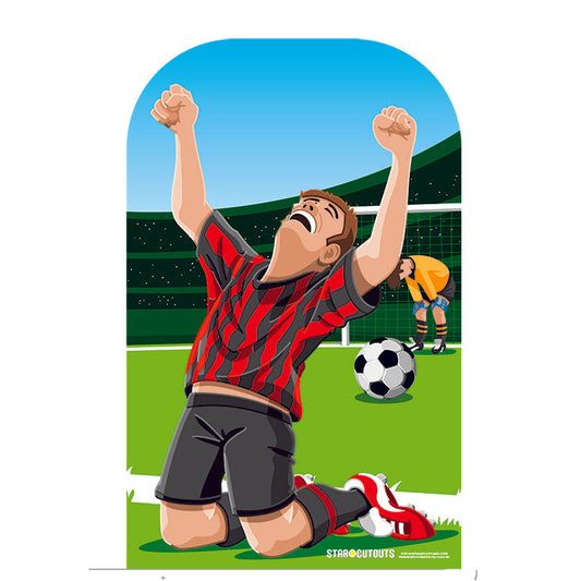 Child Football Soccer Stand In Cardboard Cutout