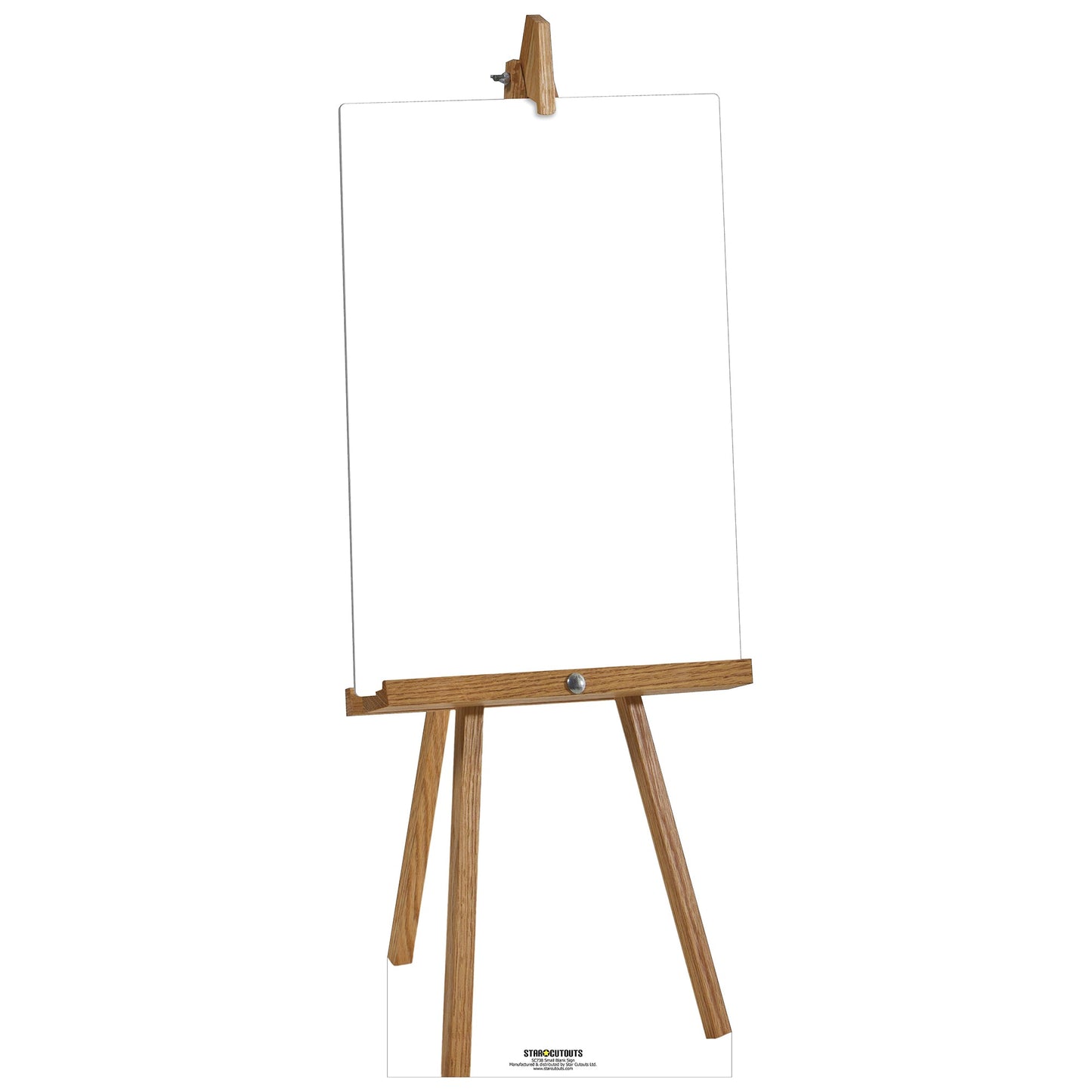 Small Blank Sign Cardboard Cutout