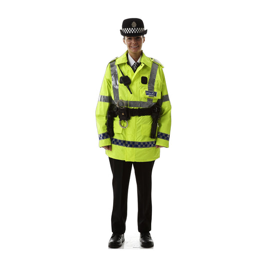 Police Woman Cardboard Cutout