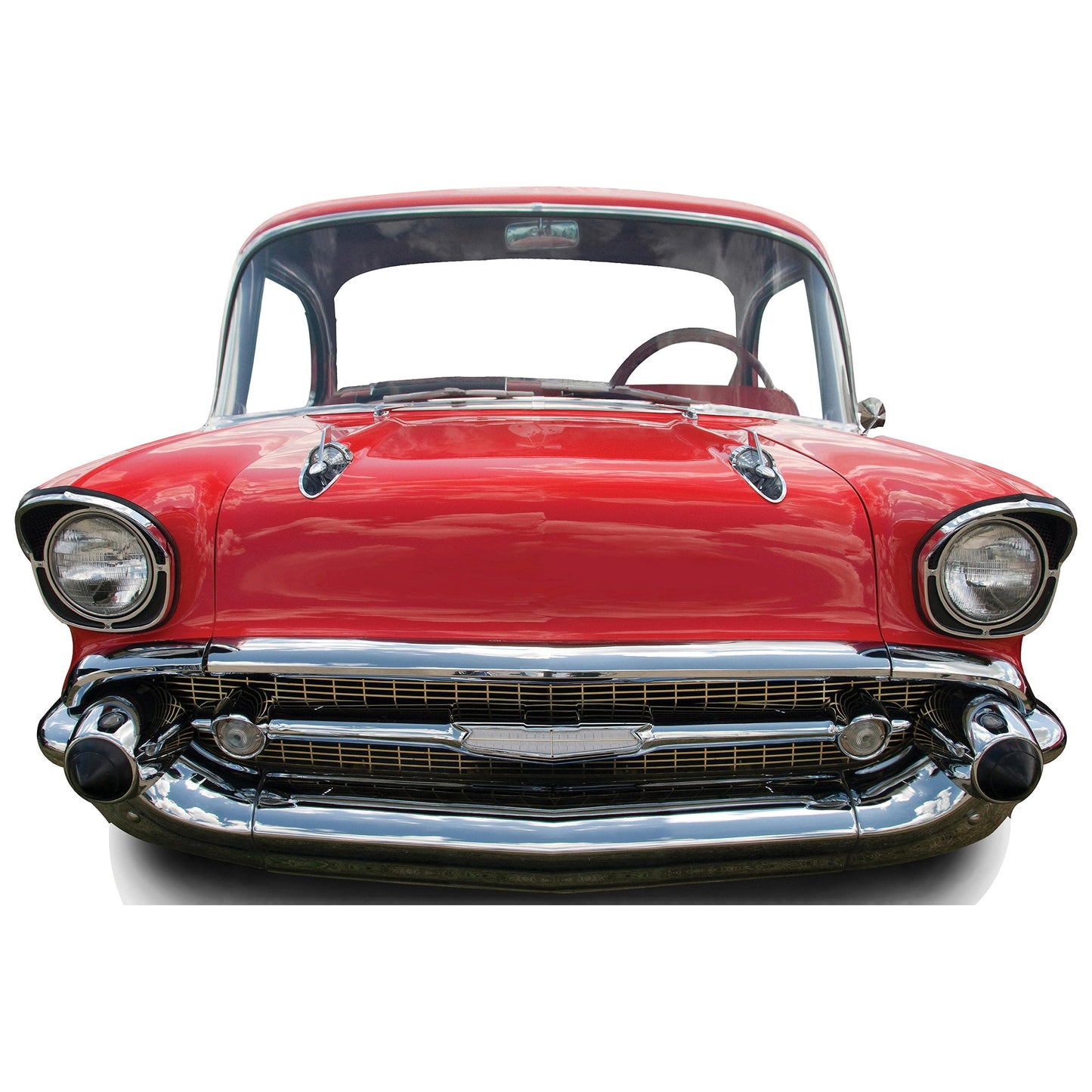 Red Car Large Stand In Cardboard Cutout