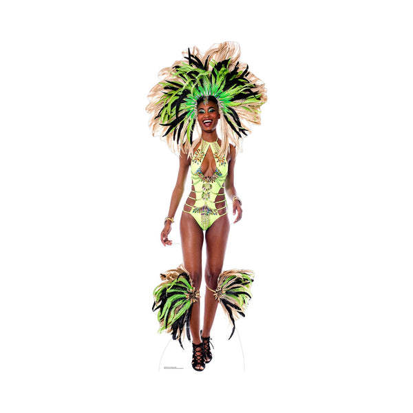 Mardigras Brazilian Cardboard Cutout