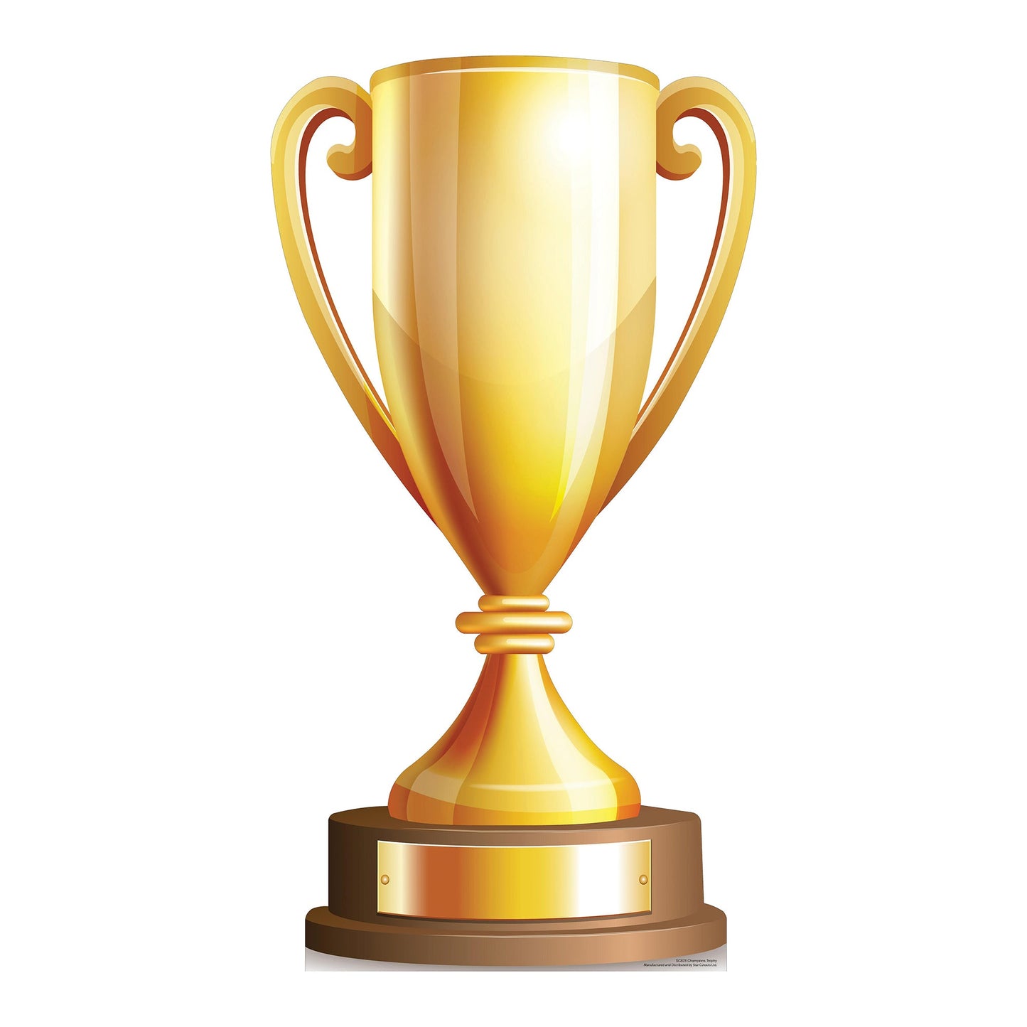 Large Champions Trophy Cardboard Cutout