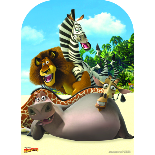 Stand in Madagascar Cardboard Cutout