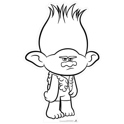 Branch Color In Cardboard Cutout