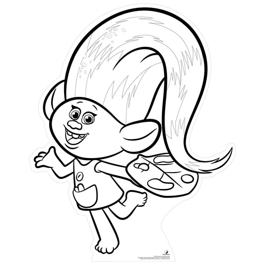 Harper Color In Cardboard Cutout