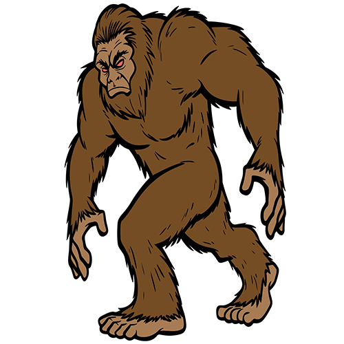 BigFoot redeye Cardboard Cutout