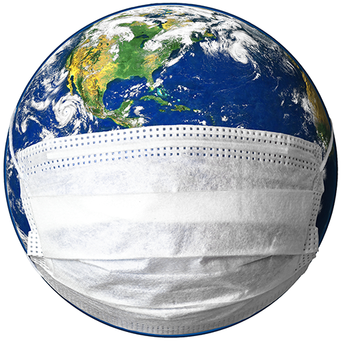 Mask World Cardboard Cutout