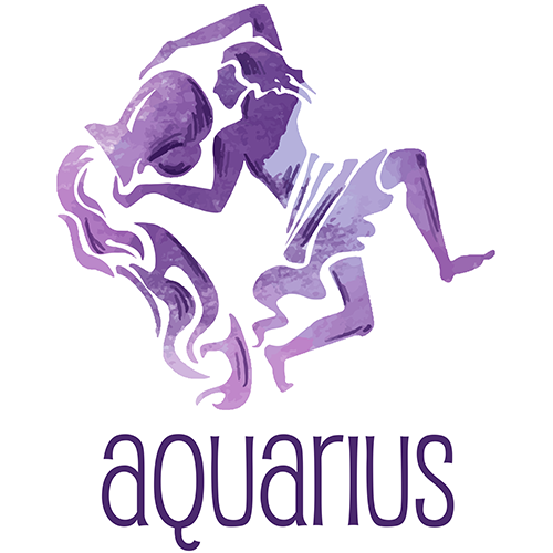 Aquarius Zodiac Sign Cardboard Cutout