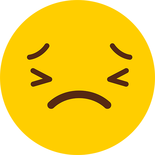 cringe Emoji Cardboard Cutout