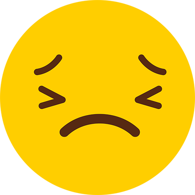 cringe Emoji Cardboard Cutout