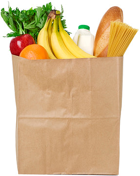 Bag of Groceries Cardboard Cutout