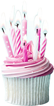 Birthday Cupcake Cardboard Cutout