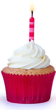 Red Cupcake Cardboard Cutout