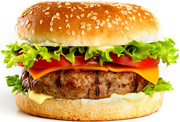 Hamburger Cardboard Cutout