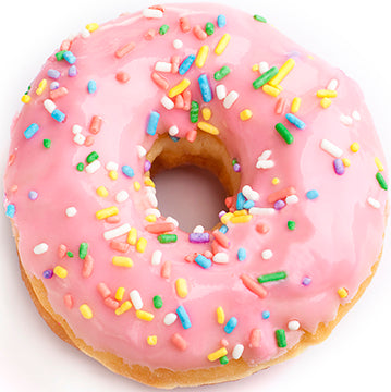 Strawberry Donut Cardboard Cutout