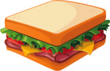 Sandwich Cardboard Cutout