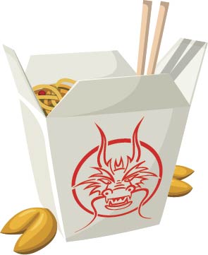 Chinese Takeout Cardboard Cutout