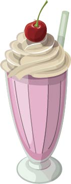 Milk Shake Cardboard Cutout