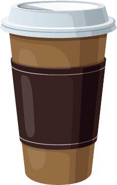 Coffe Cup Cardboard Cutout