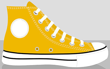 Guys Classic Chucks Cardboard Cutout