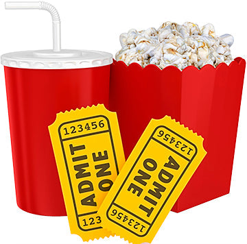 Cinema Set Cardboard Cutout