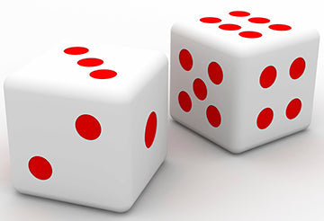 Dice Cardboard Cutout