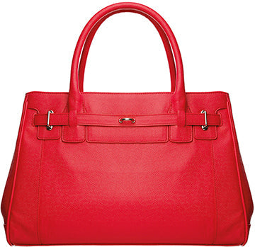 Luxory Red Leather Bag Cardboard Cutout