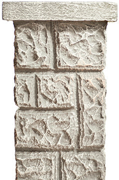 Square Stone Column Cardboard Cutout