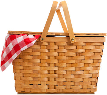 Picnic Basket Cardboard Cutout