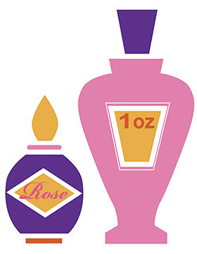 Womens Bathroom Perfume Cardboard Cutout