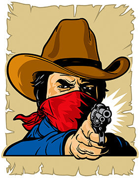 Western Bandit Cardboard Cutout