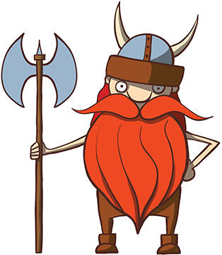 Cartoon Viking Cardboard Cutout