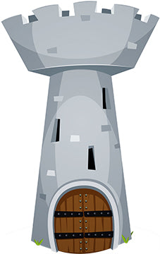 Donjon Tower Cardboard Cutout
