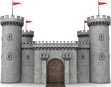 Castle Wall 1 Cardboard Cutout