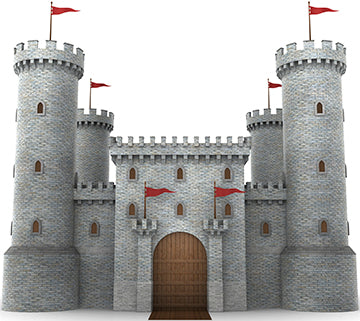 Castle Wall 2 Cardboard Cutout