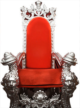 Red Throne Cardboard Cutout