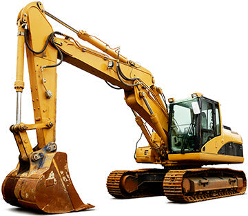 Excavator Cardboard Cutout