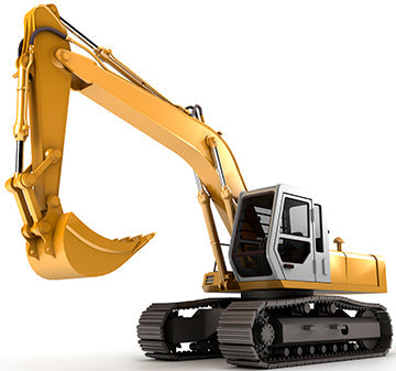 Excavator 2 Cardboard Cutout