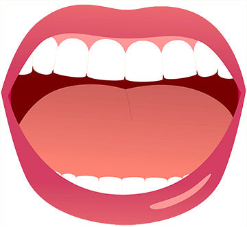 Open Mouth Cardboard Cutout