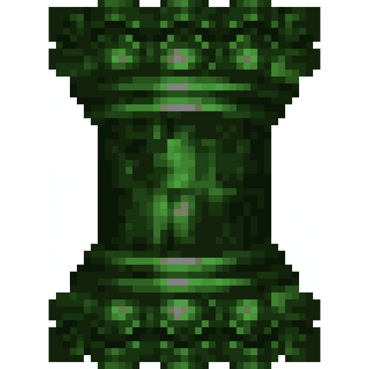 Video Game 16-bit Gothic Column Halloween Prop Cardboard Cutout