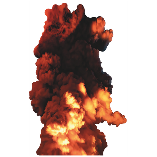 Volcanic Eruption or Explosion Cardboard Cutout