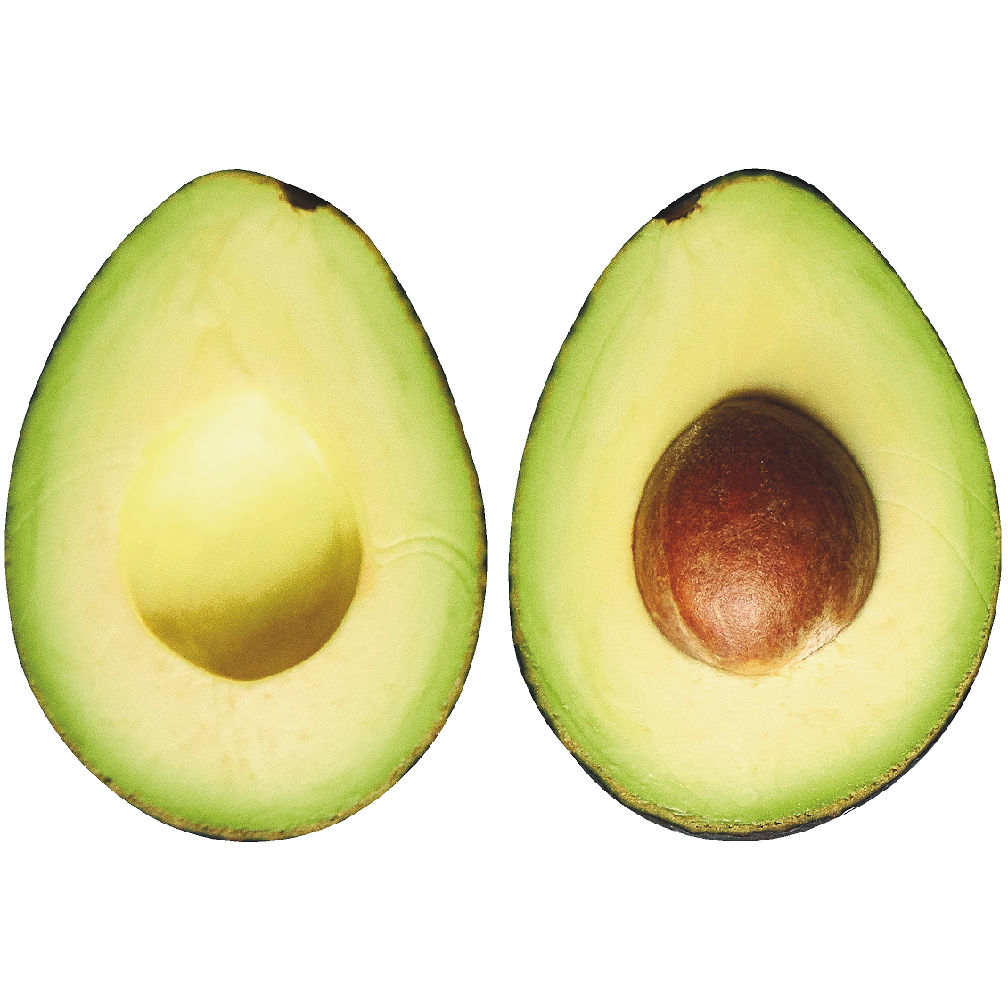 Avocado Halves Double Pack Cardboard Cutout